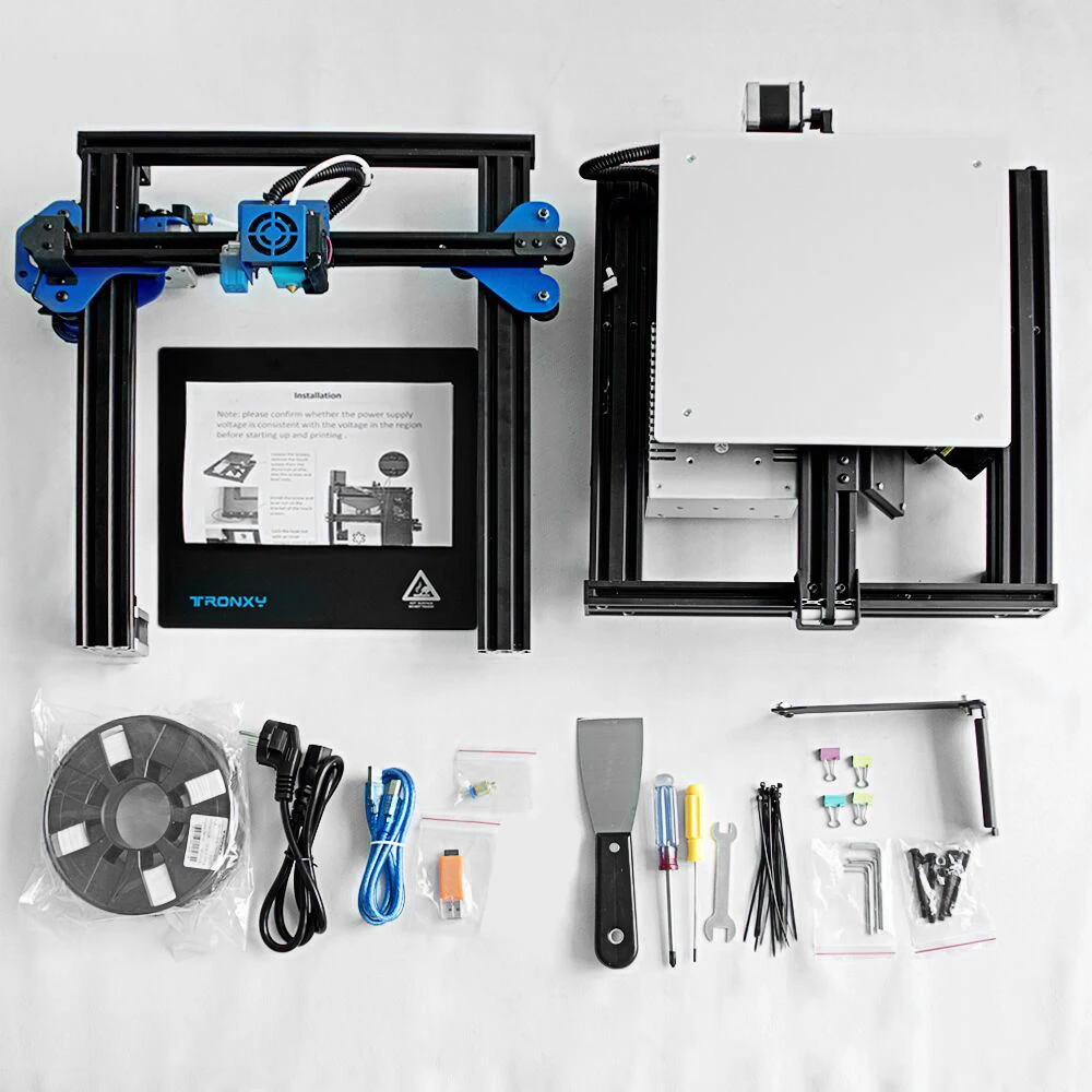 TRONXY XY-2 Pro Desktop 3D Printer DIY Kit Assembly 255*255*260mm Build Volume Support Auto Leveling Resume Print impressora 3d
