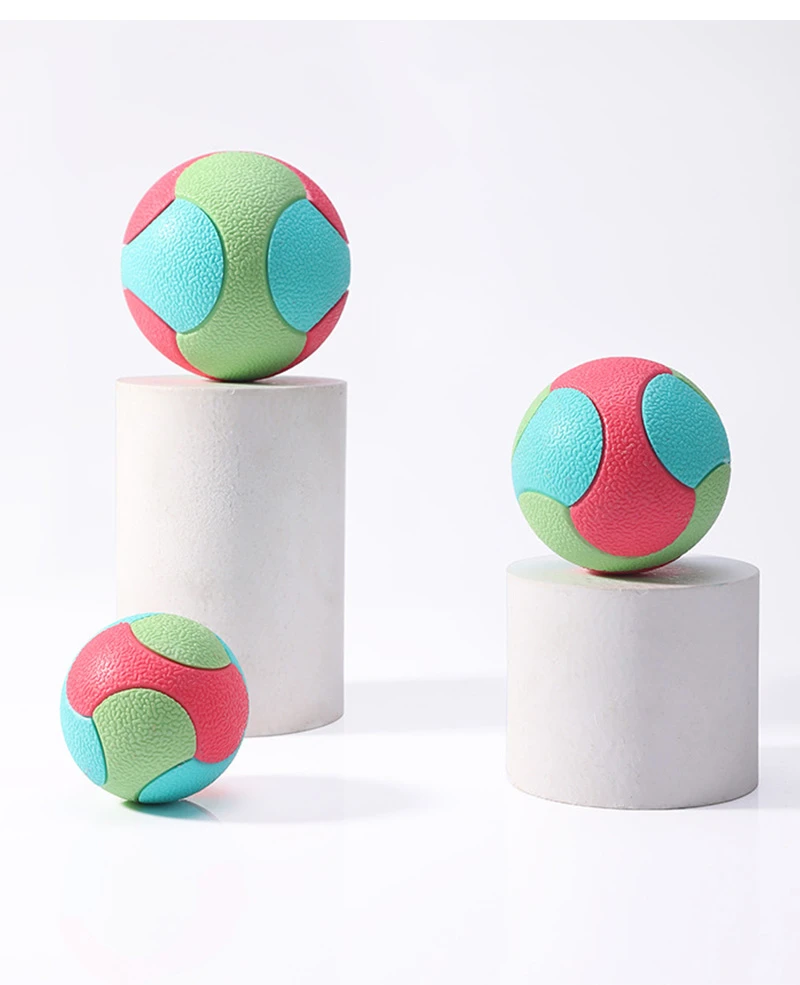 Pet Dog Toys Bite Resistant Bouncy Ball Toys for Small Medium Large Dogs Tooth Cleaning Ball Dog Chew Toys Pet Training Products