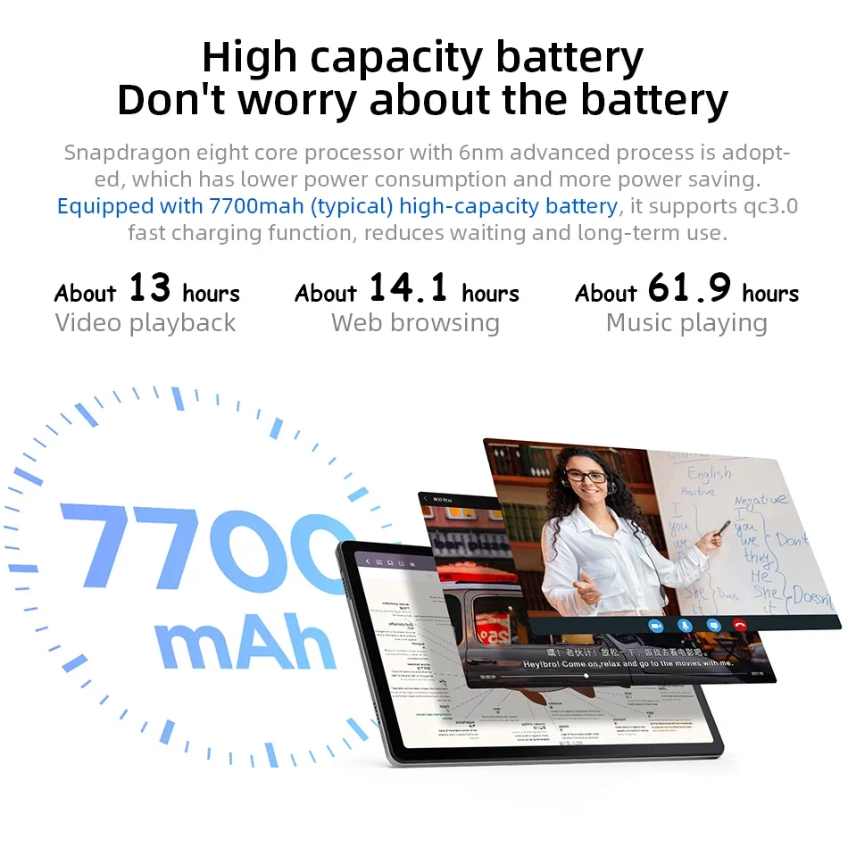 Iconic Brand Xiaoxin Pad 2022 Tablet Wifi Global Rom Tablets 10.6'' LCD 6GB+128GB LCD 120Hz Display 13MP Camera Andriod Tablet PC