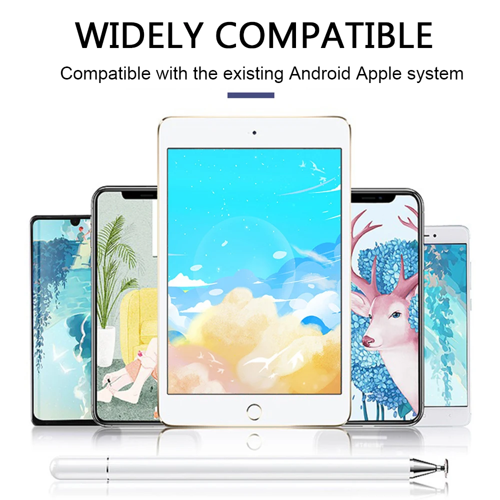 Description Picture 4 of itemUniversal Stylus Pen For iPhone iPad Tablet Drawing Smartphone Android Touch Capacitive Screen Mobile Phone Pen Accessories