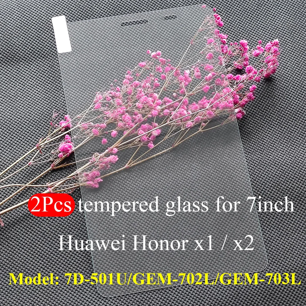 Description Picture 2 of item2Pcs/Pack Screen Protector for Huawei Honor X2 GEM-703L GEM-702L 0.3MM 9H Tablet Tempered Glass for 7'' Huawei Honor X1 7D-501U