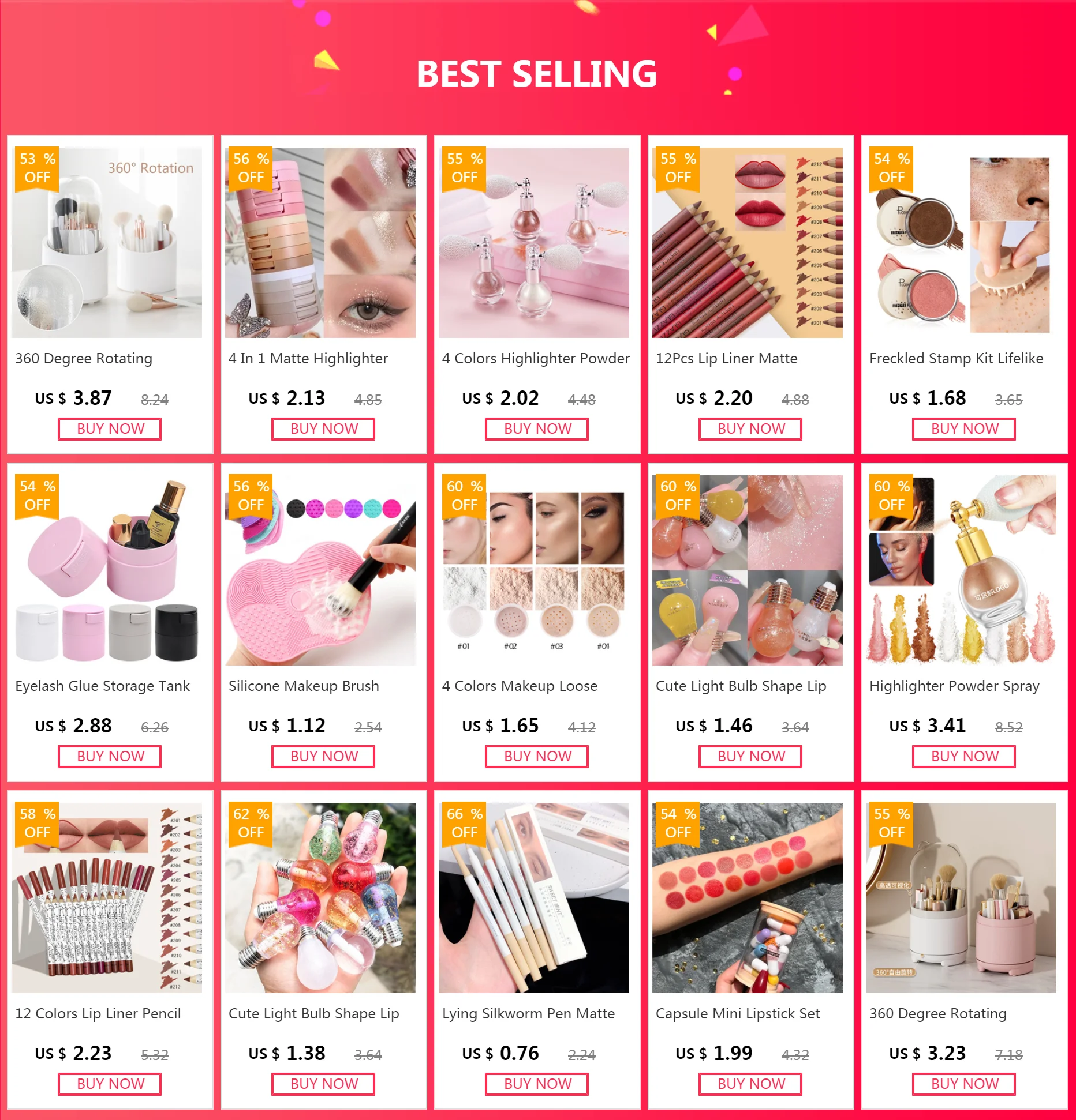 Description Picture 2 of item12 Colors Lipliner Pencil Set Lip Liner Velvet Matte Lipstick Pen Eye Makeup Eye Shadow Pen Long Lasting Eyebrow Pencil Comestic