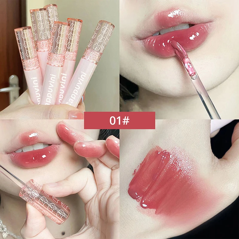 Description Picture 6 of itemCappuvini Bubble Lip Gloss Mirror Water Liquid Lipstick Moisturizing Lipgloss Long Lasting Sexy Lip Tint Makeup Korean Cosmetics