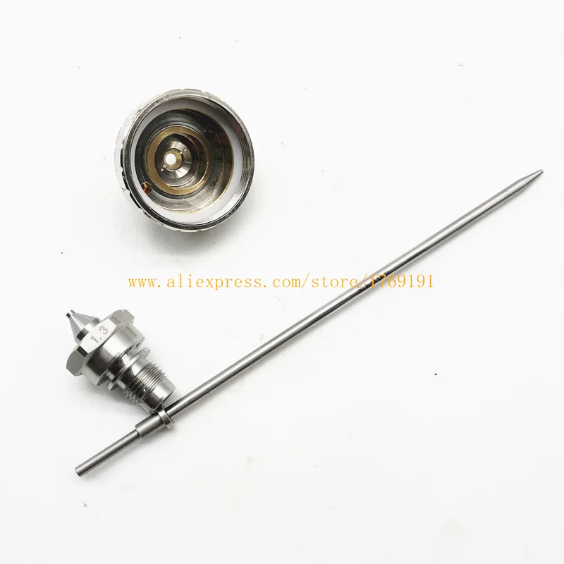 Description Picture 3 of itemJapan W-101 Spray Gun Nozzle Repair Parts 1.0/1.3/1.5/1.8mm, Japan Made, Nozzle+ Needle + Air Cap Set for W101 Spray Gun