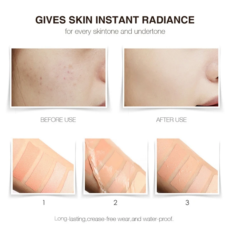 Description Picture 2 of item4 Colors Concealer Stick Face Foundation Pen Maquiagem Make Up Camouflage Maquillaje Smooth Contour Korean Makeup Beauty Health