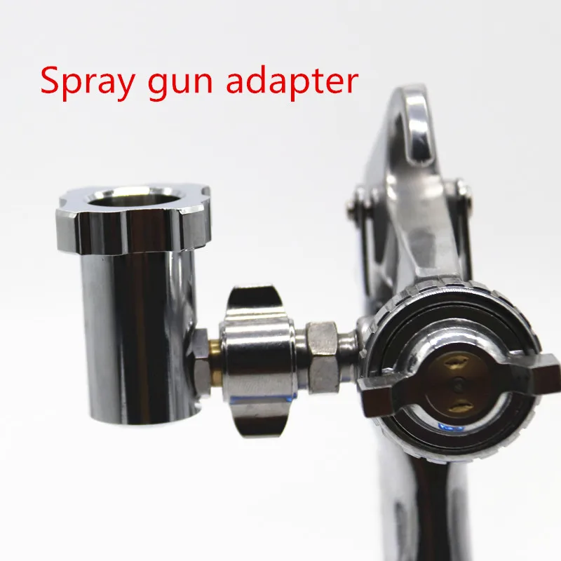 Description Picture 2 of itemPaint Gun Adapter Spray Gun Connector 4/1Adapter Spray Gun Cup Adapter Pot Joints For Spray Gun Disposable Measuring Cup