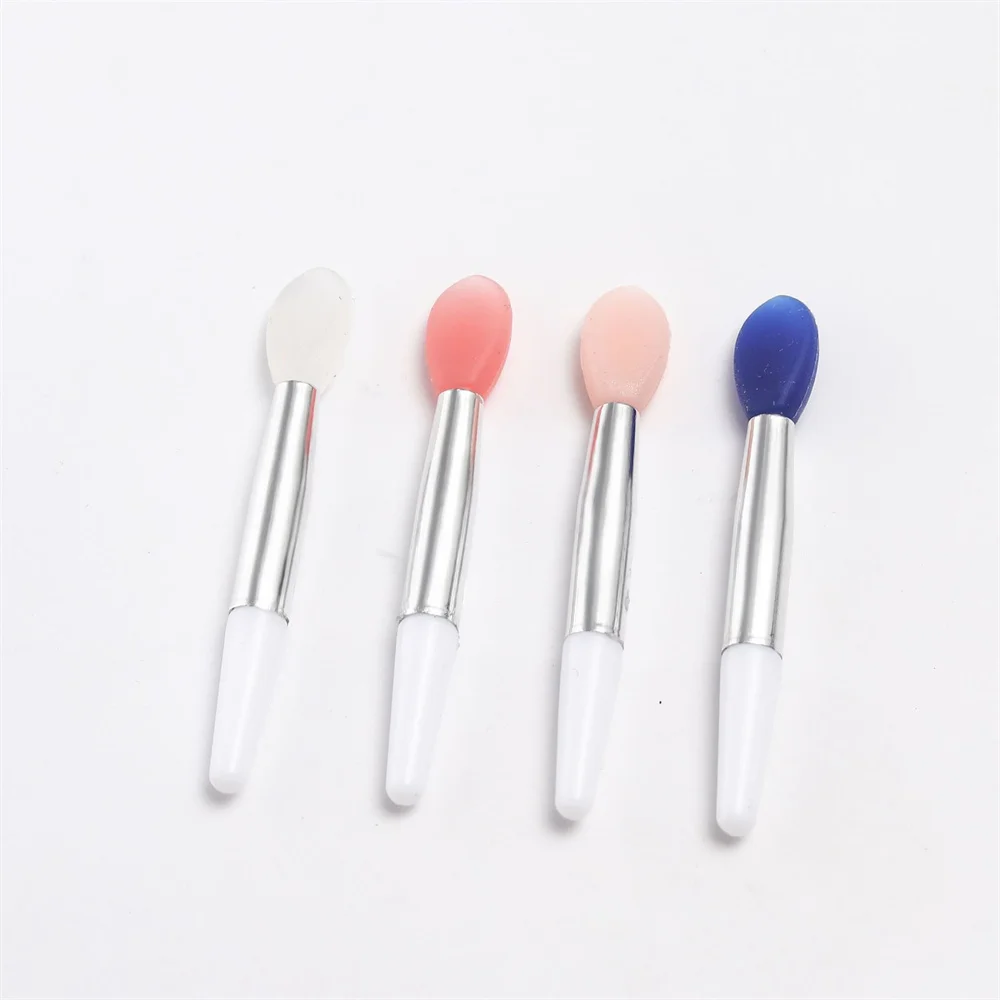 1Pcs Silicone Mini Lip Brush Portable Multifunctional Lip Balm Applicator Lipstick Lipgloss Mascara Wands Makeup Brushes