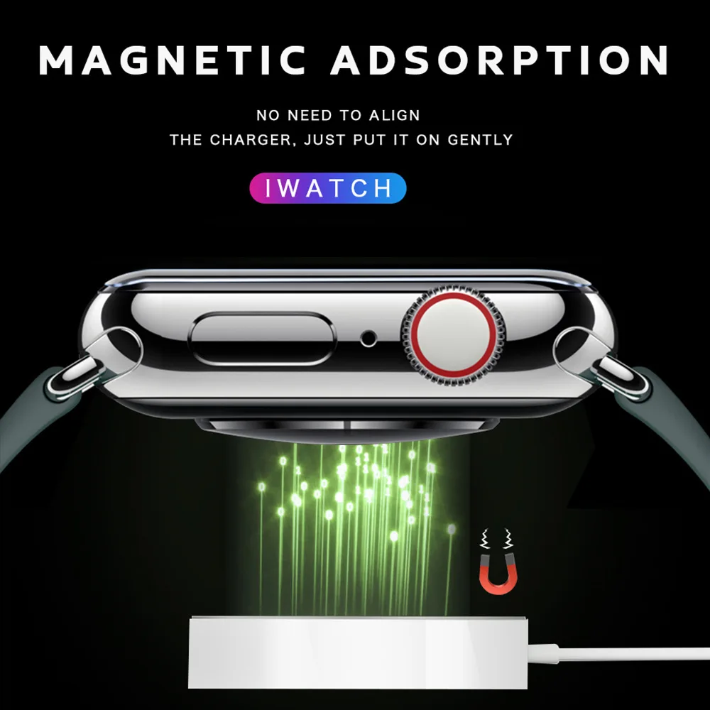 Original For iWatch Fast Charging Series Magnetic Charger For Apple Watch 9 8 7 6 5 SE USB Type C For iWatch Series 8 6 3 5 3 2