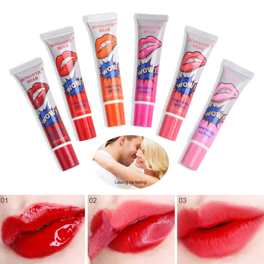 Description Picture 2 of itemMagic 6-colors Peel Liquid Lipstick Waterproof Lasting No Fading Color Tear Lip Gloss Tattoo Dyed Lip Glaze Lip Color Cosmetics