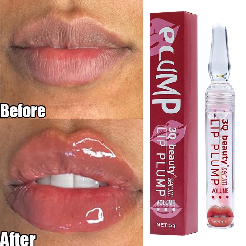 Description Picture 2 of itemLip Plump Serum Care Increase Lip Elasticity Reduce Fine Lines Repair Nourish Sexy Beauty Lip Instant Volumizing Essential Oil