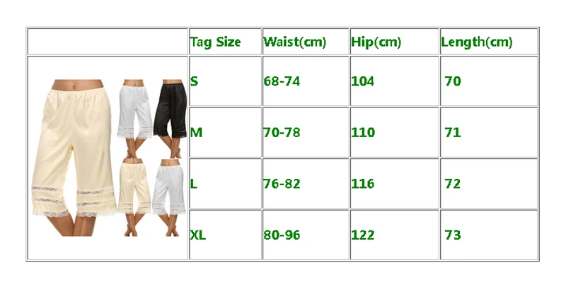 Description Picture 2 of itemWomen's Lady Breathable Satin Panties Short Lingerie Briefs Underwear Pettipants S-XL
