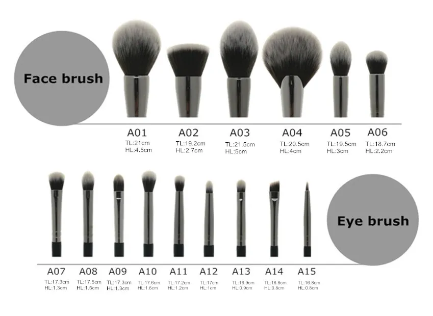 Description Picture 3 of itemSywinas Makeup Brushes Set 11Pieces Blending Powder Foundation Eyeshadow Cosmetics Contour Shading Make Up Brush