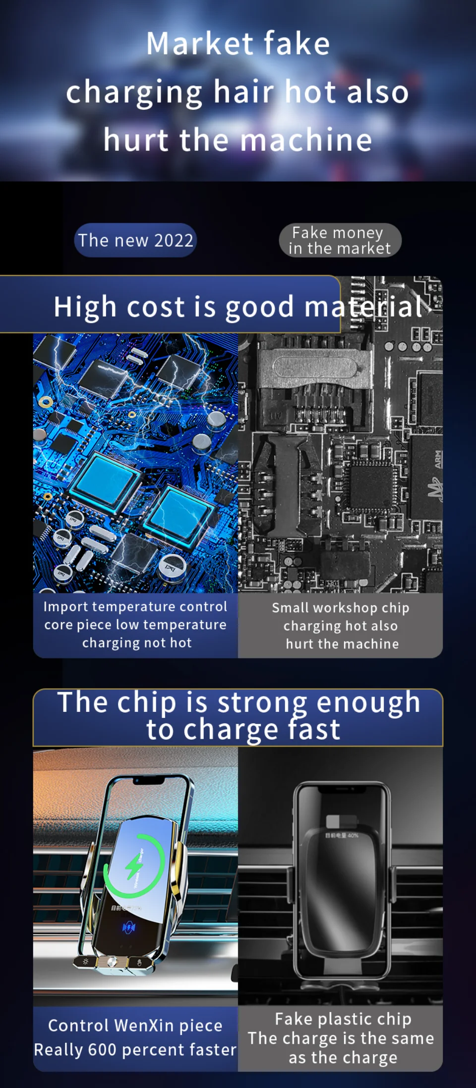 Description Picture 3 of item20W Fast Car Wireless Charger For Samsung Galaxy Note 20 Note 10 Note 9 S22 S21 S20 S10 iPhone 15 14 13 12 11 Pro Max XS Iconic Brand