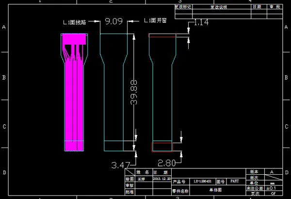 Description Picture 5 of item12864B11 12pin 12864 LCD screen with backlight 128*64 dot matrix display FPC plug-in connection