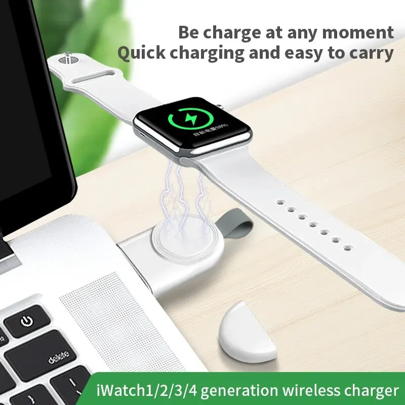Fast Magnetic Wireless Charger For Apple Watch 8 7 6 5 4 3 SE Ultra 2 IWatch Dock Adapter Chargers Portable USB Charging Station