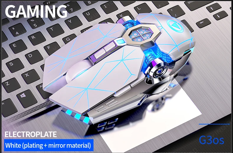Description Picture 4 of itemErgonomic Wired Gaming Mouse RGB Mute Mouse LED Backlit 3200dpi 6 Button USB Mechanical Mause for PC Laptop Computer Gamer
