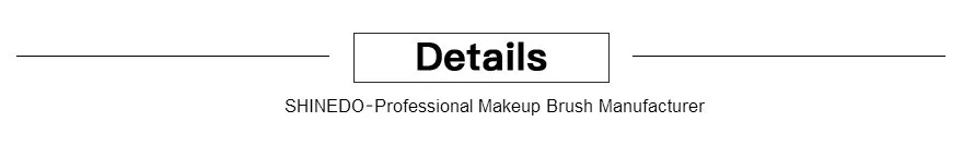 Description Picture 2 of itemShinedo Powder Matte Black Color  Soft Goat Hair Makeup Brushes High Quality Cosmetics Tools Brochas Maquillage