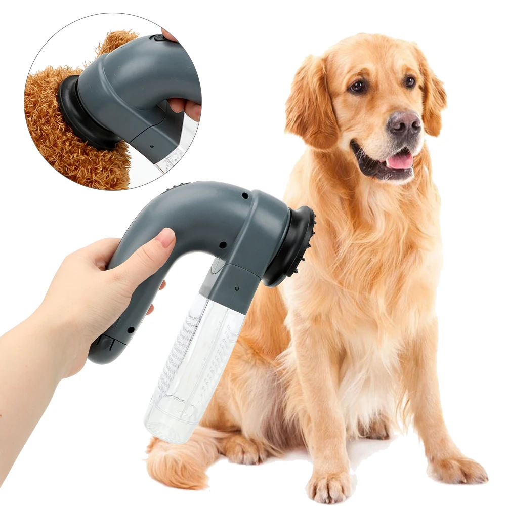 Cat Dog Deshedding Clipper Cat Dog Animals Hair Comb Electric Suction Device Strong Suction Pet Grooming Vacuum Fur Cleaner