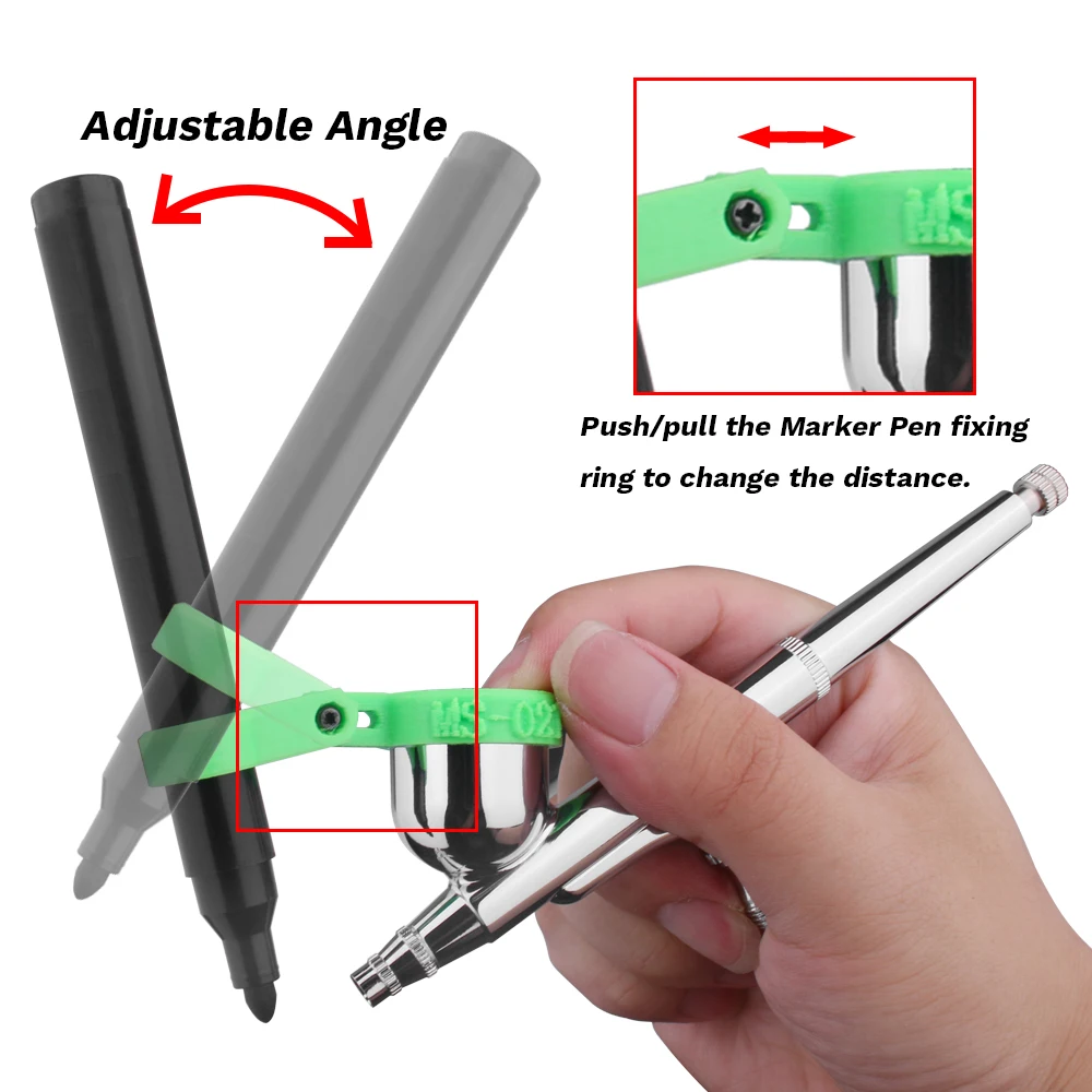 Description Picture 3 of itemAirbrush Marker Pen Transformation Convertor Modeling Lightweight r Gundam Device Model Building Hobby Tinting Tools Accessory