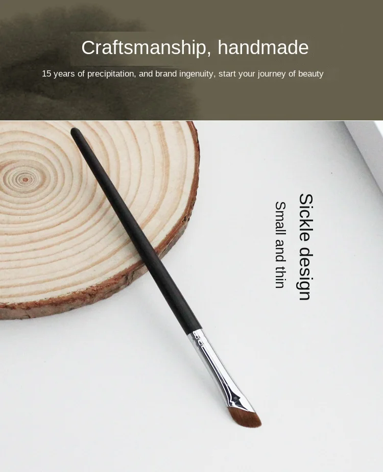 Description Picture 2 of itemEyeliner Brush Nose Shadow Repair Eye Shadow Concealer Foundation Makeup Brush Ultra Thin Fine Oblique Angle Eyebrow Brush