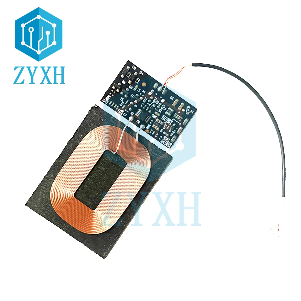 Qi Standard Wireless Charger Receiver Module DC 5V 1A PCBA Coil Board Universal Charging For Samsung Huawei iPhone For Iconic Brand