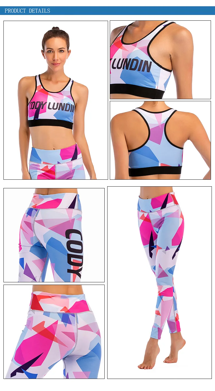 Description Picture 6 of itemTwo Pieces Outfits for Women Yoga Workout Sets Top and Biker Shorts Soft Quickly Dye  Active Sweatsuits Running Tracksuits