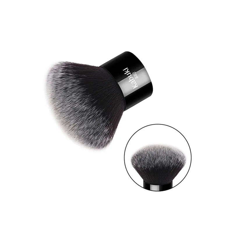 Description Picture 4 of itemZoreya Brand Women Fashion Black Kabuki Brush Soft Synthetic Hair Face Makeup Tools Portable To Take And Easy To Use