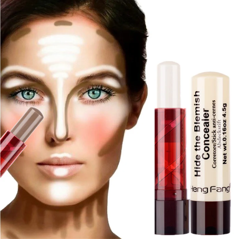 Description Picture 3 of itemFace Contour Highlighter Makeup Blush Stick Foundation Dark Circles Corrector Bronzer Base Concealer Facial Foundation Cosmetic