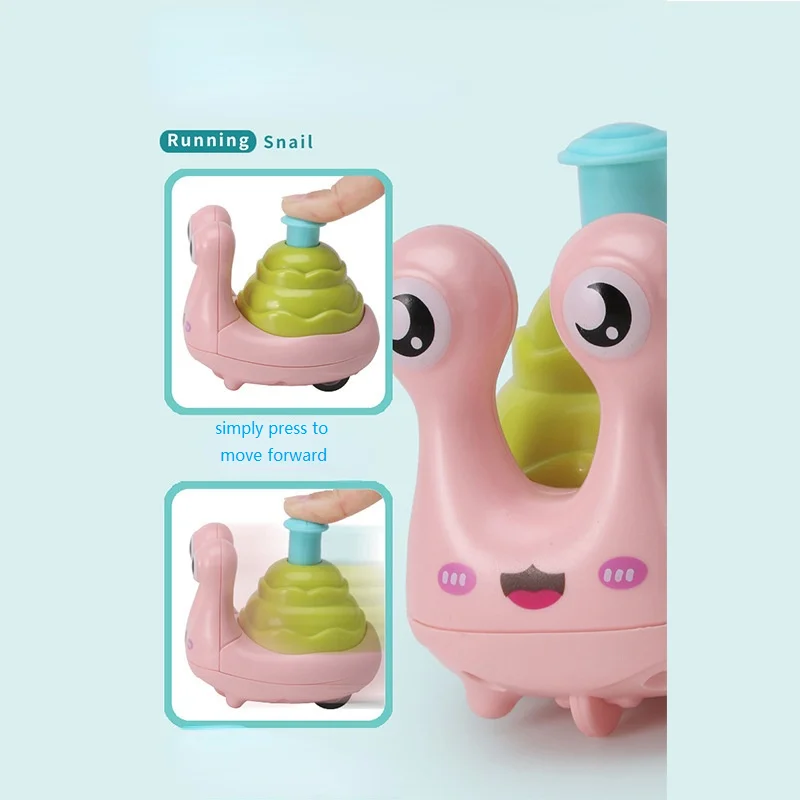 Description Picture 4 of itemCute Owl Snail Shaped Pet Toys Press Mechanical Sliding Funny Classic Wind Up Toys for Small Midum Puppy Cat Dogs Plastic Gift