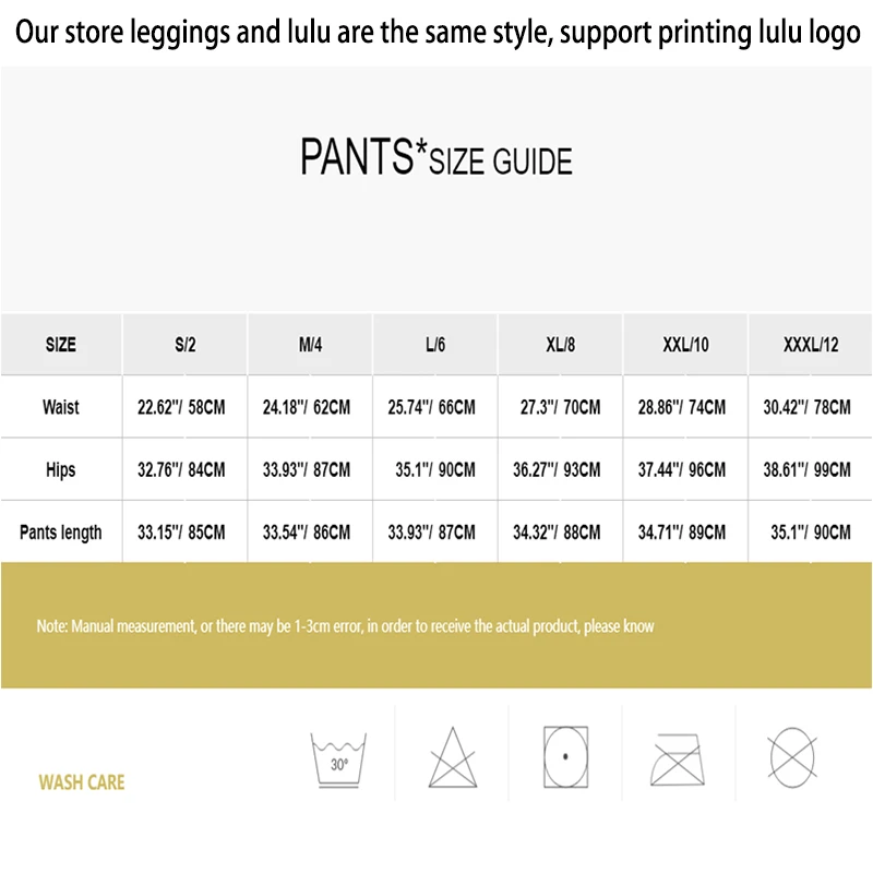 Description Picture 4 of itemWomen's-lulu Sports Leggings Soft High Waisted Yoga Leggings Tummy Control Elastic Butt Lifting Yoga Pants Sports Tights