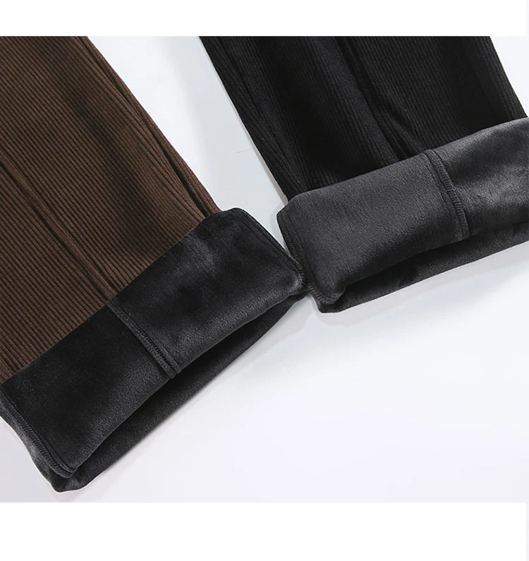 Description Picture 6 of itemWarm Clothes for Women New Pants Slacks Clothing Women Trends 2023 Streetwear Korean Fashion Autumn Women's High Waist Wide Leg