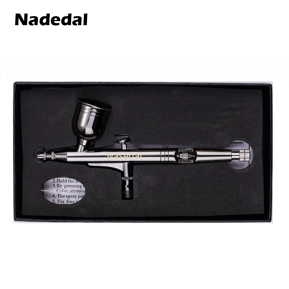 Description Picture 4 of itemGravity Dual-Action Airbrush 0.3mm 7cc Black Color Spray Gun for Art Craft Model