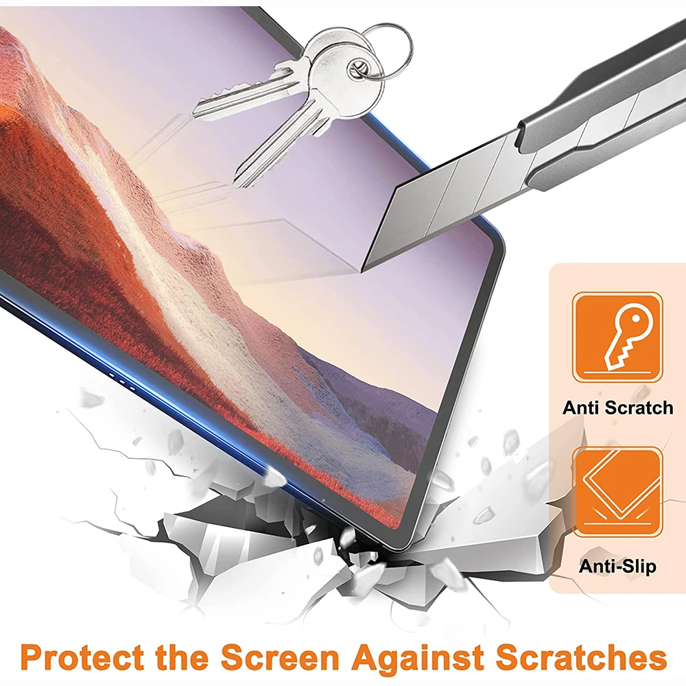 Description Picture 3 of item2PCS Scratch Proof Tempered Glass Screen Protector For Samsung Galaxy Tab S8 S8 Plus S8 Ultra S9 Ultra 11 12.4 14.6 Inches HD
