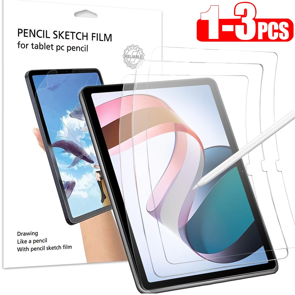 3PCS Paper Like Film Screen Protector For Iconic Brand Redmi Pad 10.61 inch 2022 Tablet Protective Redmi Pad 10.61 Protective Film
