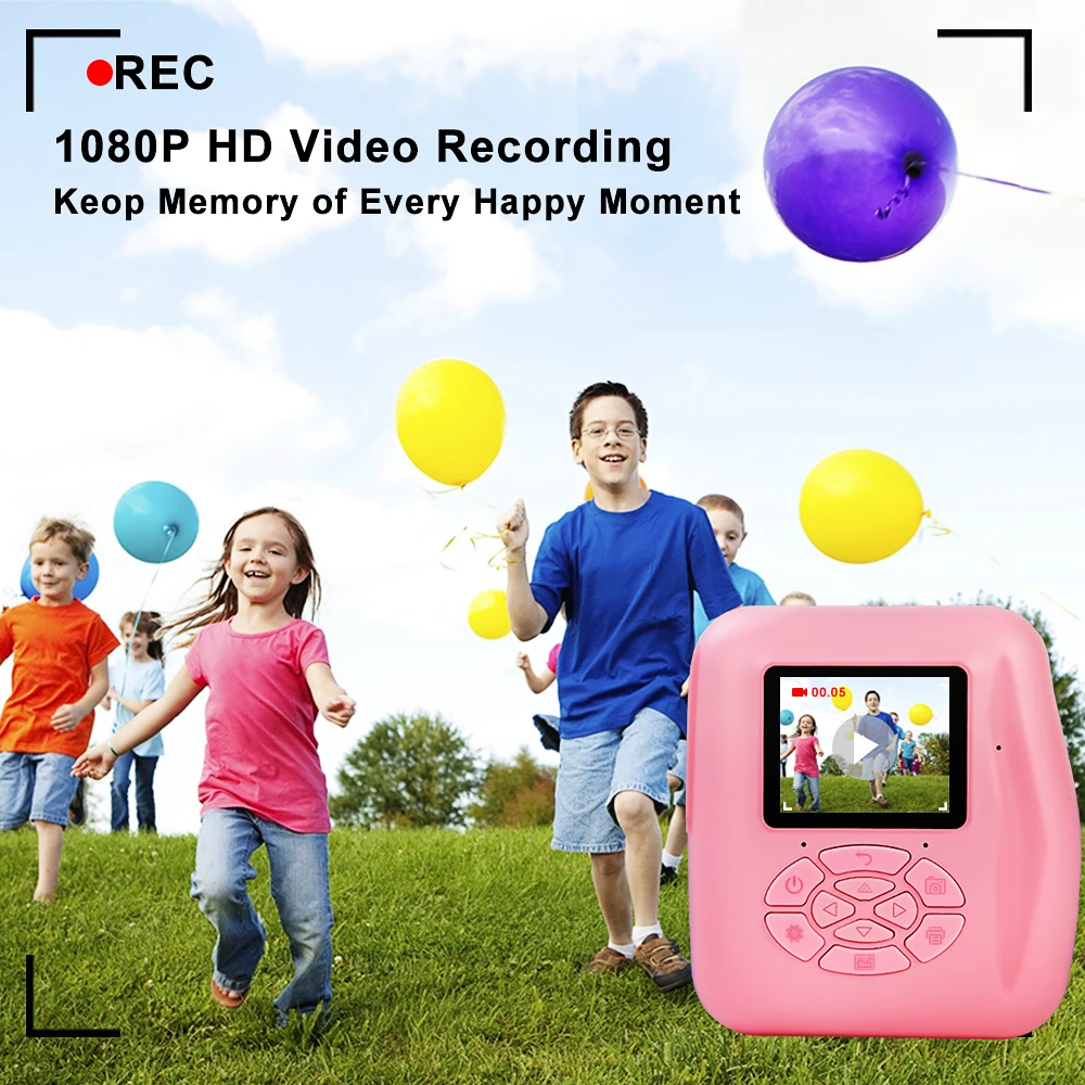 Description Picture 3 of itemUpgrade Kid Digital Camera Instant Printing for Kids Thermal Print Photo Camera Children Instant Camera Kids Toys for Girls Boys