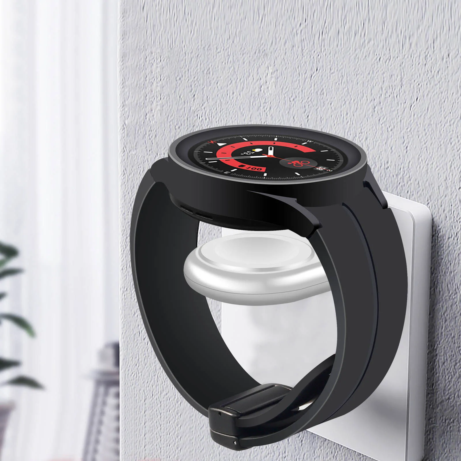 Description Picture 2 of item5W Wireless Charger for Samsung Galaxy Watch 5 4 3 Active 2 1 Portable Type C Charging Dock Station for Samsung Watch Chargers