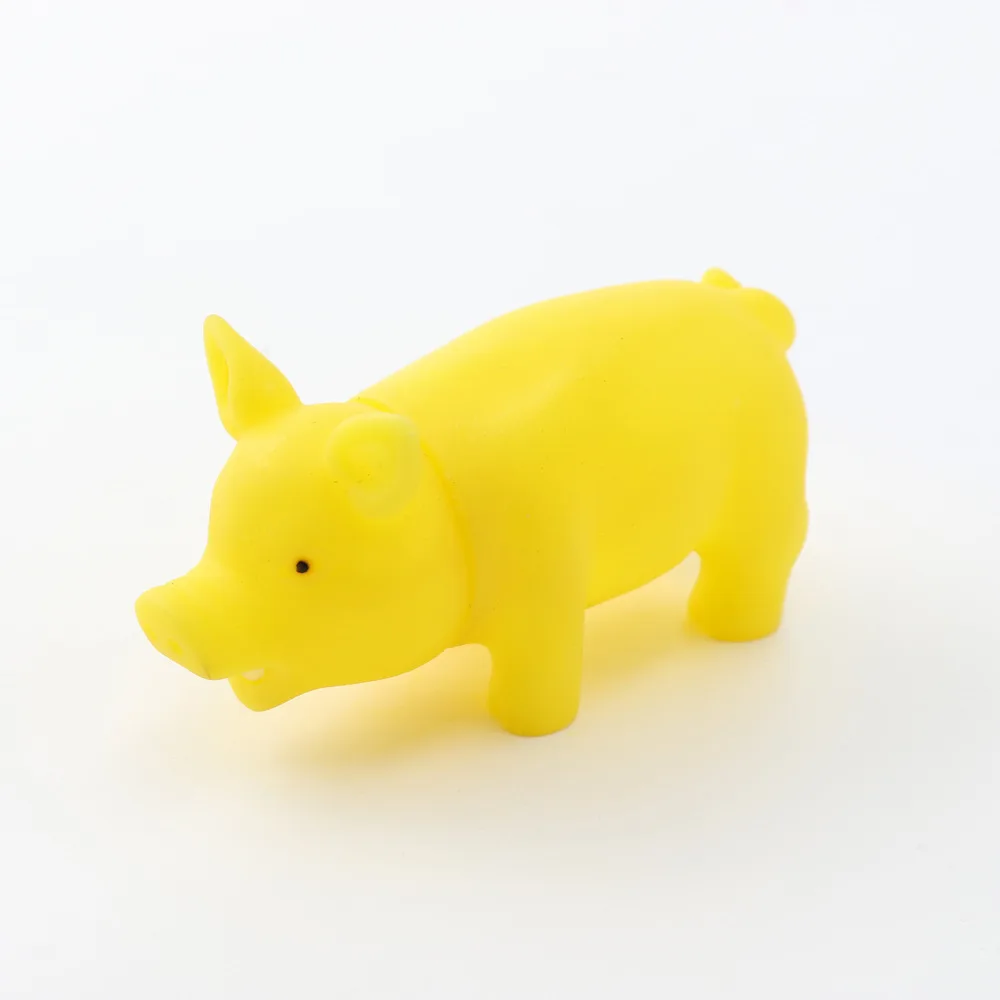 Description Picture 5 of itemNew Cute Dog Toys Screaming Rubber Pig Pet Toys Squeak Squeaker Dog Chew Pet Gift Home Decorations Puppy Toy