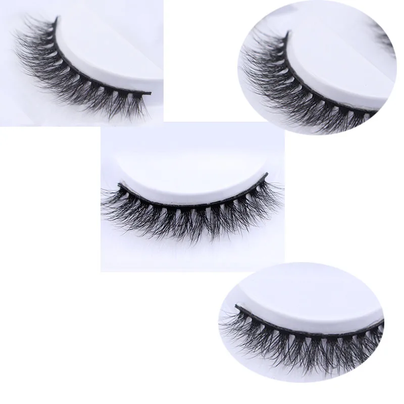 Description Picture 2 of itemNew Full 5 Pairs one box 3D Mink Hair False Eyelashes Natural Thick Long Eye Lashes Wispy Makeup Beauty Extension Tools H13