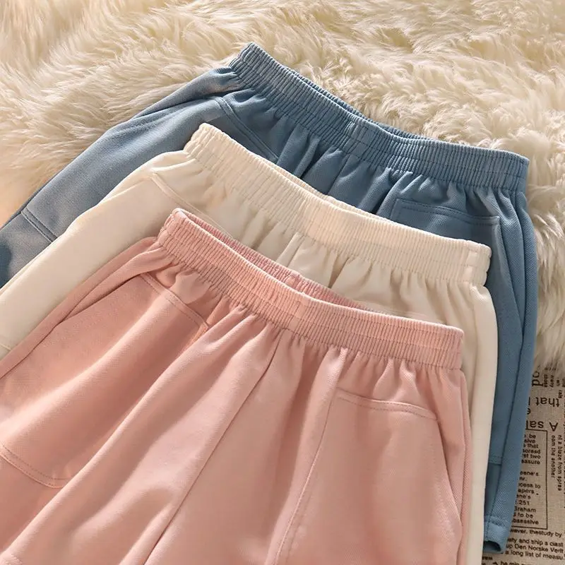 Description Picture 6 of item2023 Summer New Fashion High Waist Joggers Women Y2K Pants Casual Sports Shorts Sweatpants Women