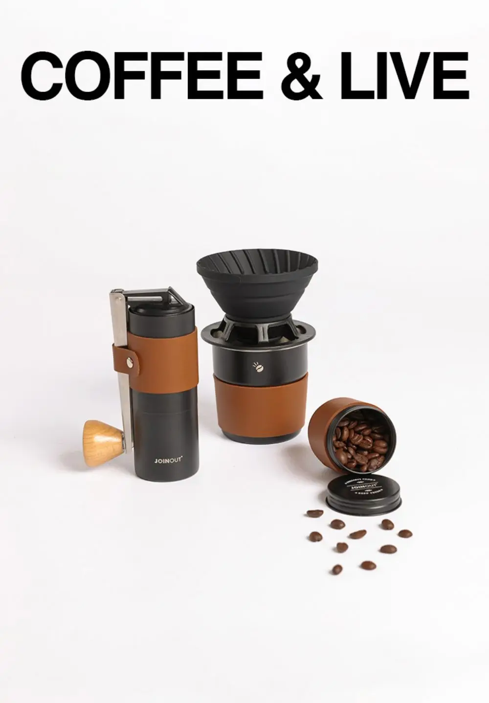 Description Picture 6 of itemOutdoor Camping Coffee Set Combination Coffee Filter Cup Handmade Coffee Pot Set Portable Home Use