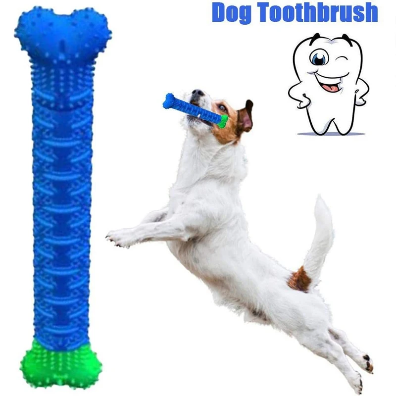 Description Picture 2 of itemPuppy Brush Toothbrush Dog Chew Toy Stick Cleaning Massager Pet Teeth Cleaning Toys Multifunctional Silicone Doggy Dental Care