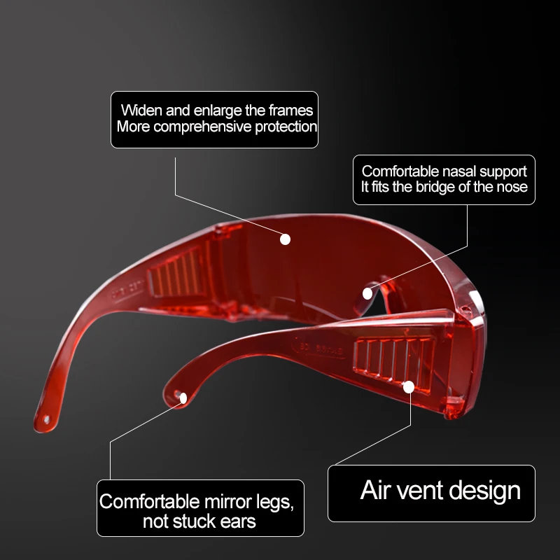 Description Picture 4 of itemProtective Safety Goggles Glasses Teeth Whitening Goggles Dental Eye Protection Spectacles Eyewear Anti-shock Goggles