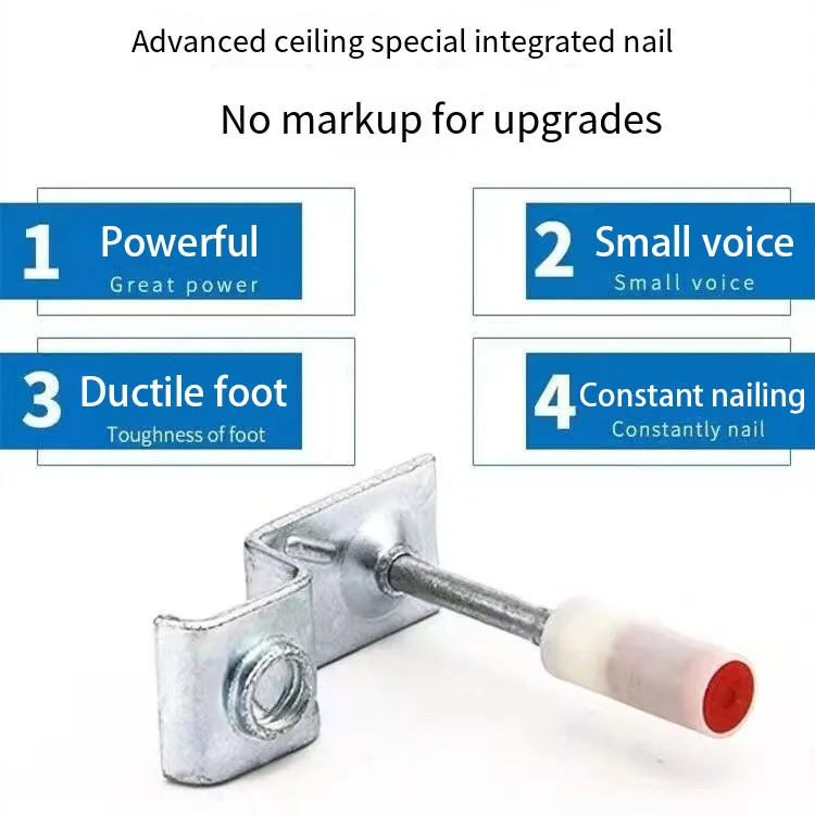 Description Picture 5 of itemManual Steel Nail Gun Accessories Multifunctional Strong Penetrating  DIY Home Ceiling Water Pipe Steel Nail Wall Fastening Tool