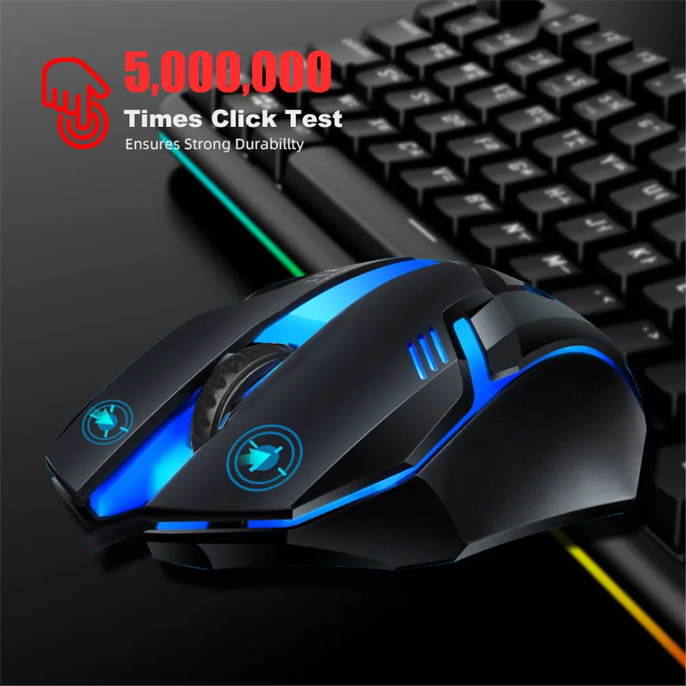 Description Picture 2 of itemE-Sports USB Wired Mouse Colorful LED Gaming Mouse 5000 DPI Wired Mice Optical Wired Gamer Mouse For Desktop Laptop PC Computer