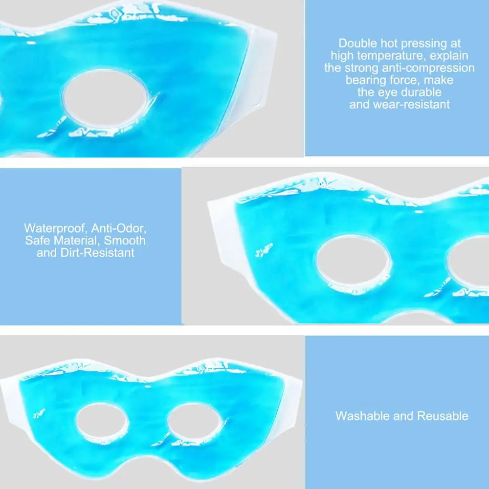 Description Picture 5 of itemIce Compress Patch Cold Face Eye Cover Ice Pack Face SPA For Woman Reduce Face Puff Dark Circles Skin Care Dry Eye