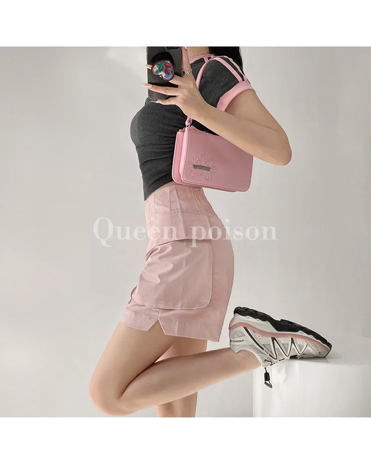 Description Picture 2 of itemTVVOVVIN 2023 New Loose Casual Straight Leg Wide Leg Shorts For Women In Summer High Waisted And Slimming Large Pockets 586I