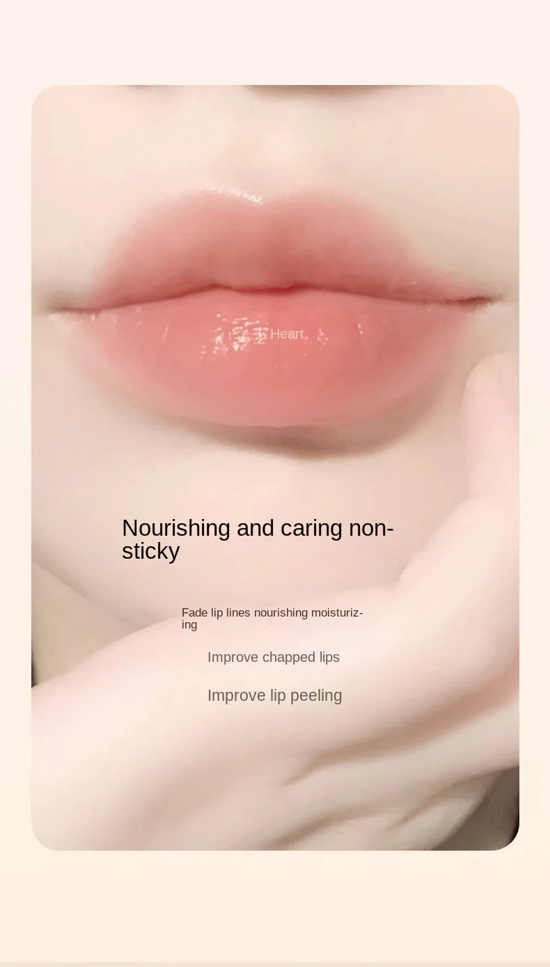 Description Picture 6 of itemHEYXI Silky Moisturizing Lipstick Lip Gloss Moisturizing Sexy Lipstick Female Lip Care Anti-crack Anti-wrinkle Cosmetics