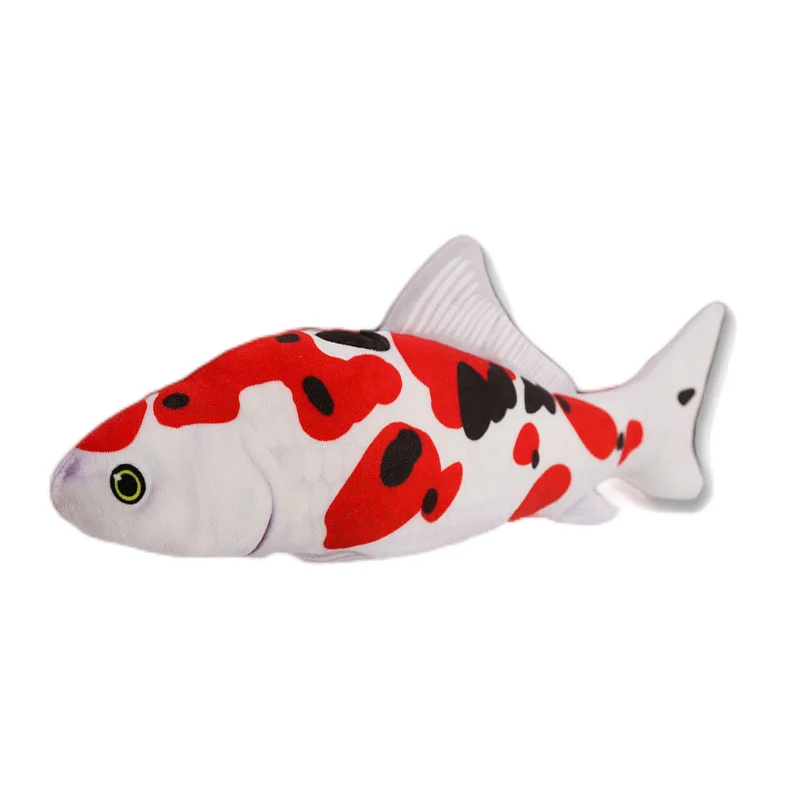 Description Picture 3 of itemCat Training Toy Fish Plush Shape Stuffed Catnip Pillow 30cm With Zip Simulation Fish Cat Toy Fish Interaction No Electric