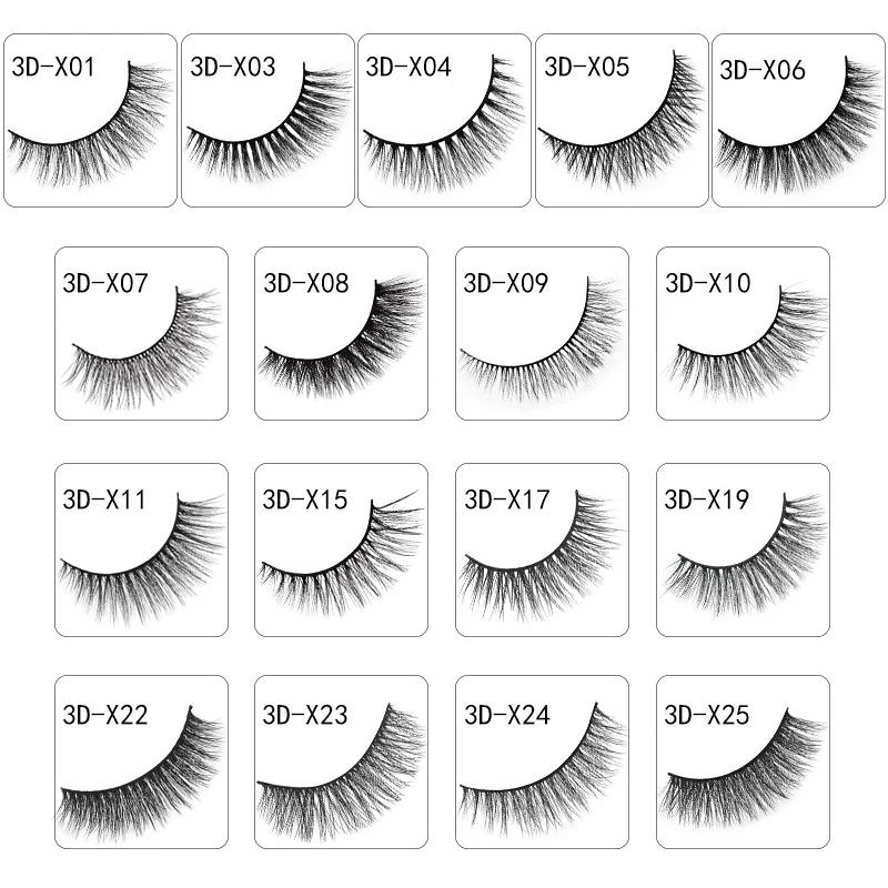 Description Picture 3 of itemEyelashes 3d mink lashes natural long make up false eyelashes 10mm eyelash glue makeup eye lashes tweezers 3d lashes maquiagem