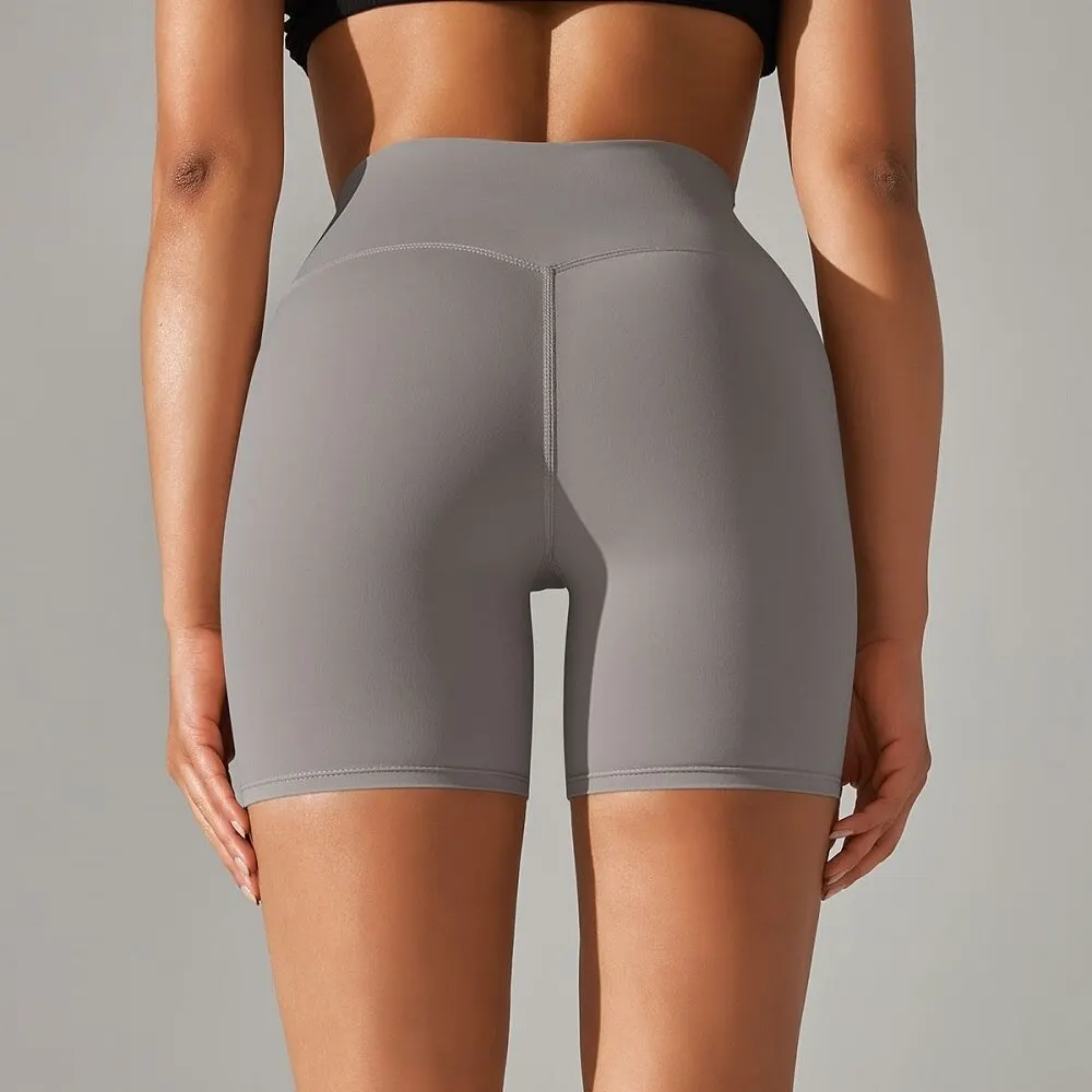 Description Picture 5 of itemWomen Yoga Shorts High Waisted Elastic Breathable Sports Leggings Running Cycling Shorts for Sport Fitness Workout Running Gyms